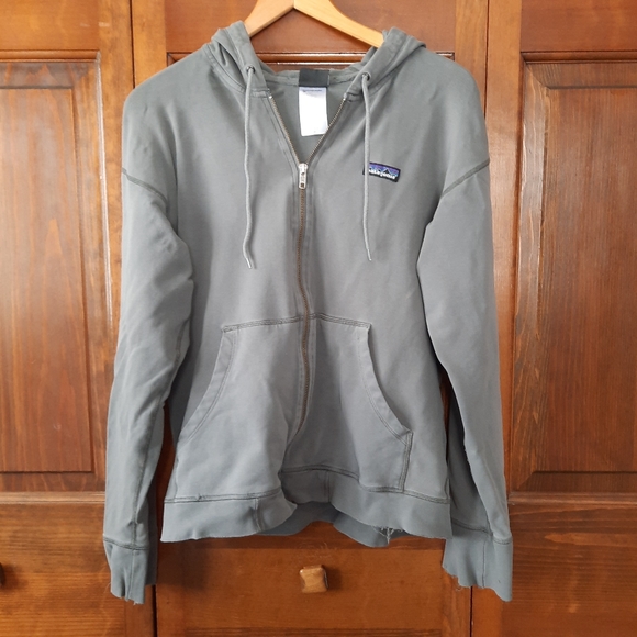 Patagonia Other - Vintage Patagonia Organic Cotton gray full zip hoodie sweatshirt